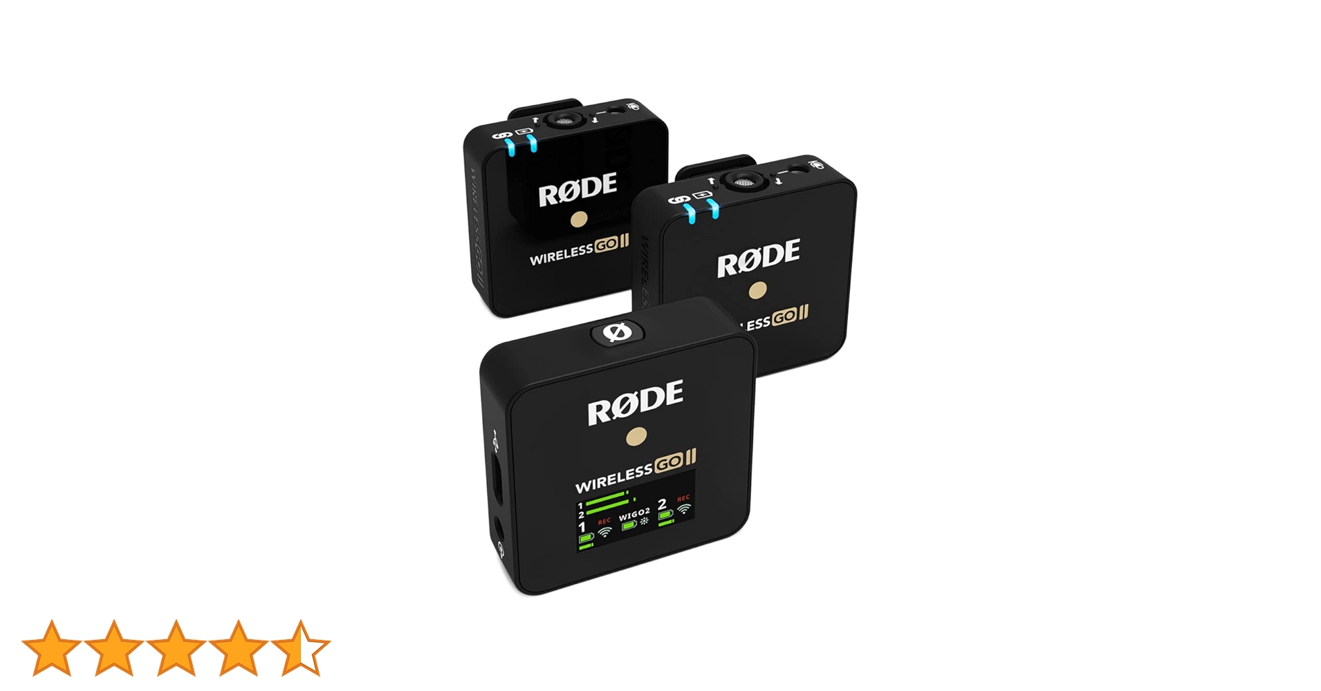 RØDE Wigo Ii Dual System Mikrofonowy, Czarny, 1 Zestaw